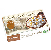 KOSKA Рахат лукум 125 гр с фундуком (FINDIKLI 1/24)