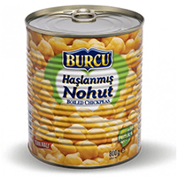 BURCU Нут вареный 800 гр (HASLANMIS NOHUT 1/12)