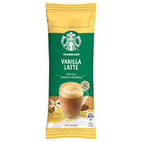 STARBUCKS VANILLA LATTE 21.5 гр (1/10*20)