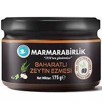 MARMARABIRLIK Оливковая паста с приправами 175 гр (BAHARATLI ZEYTIN EZMESI)